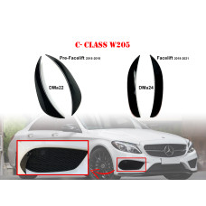 Два вида тунинг добавка за предна броня за Mercedes AMG C W205 - DMa22 DMa24